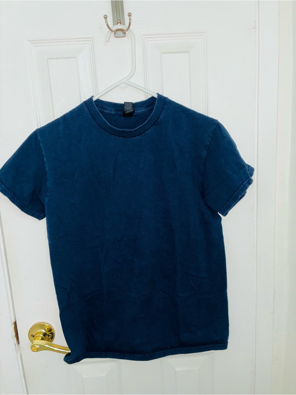 Gildan Navy Short Sleeve Crewneck T-Shirt -Women